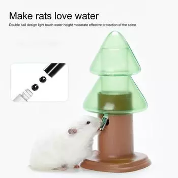 120 мл практичный большой объем простая установка питьевой фонтан для домашних животных сосна акваскейп бутылка поилка принадлежности зелёный