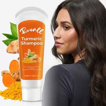 120 мл шампуня с куркумой, очищает и отбрасывает сухие волосы 120ml