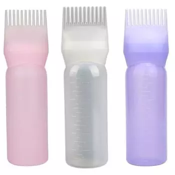 120 мл силиконовый флакон для краски для волос флакон для масла для волос аппликатор для краски для волос расческа для распыления салонное окрашивание волос парикмахерский инструмент для укладки