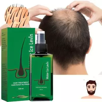 120 мл спрей для утолщения волос, натуральные растительные экстракты, питание корней волос, увеличивает объем и густоту