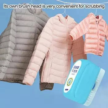 120 мл средство для сухой чистки пуховика с щеткой для стирки без чистки щеткой вниз