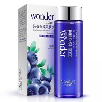 120 мл тоник для лица Blueberry Miracle Glow Wonder для макияжа, гладкий тоник для лица, лосьон для контроля масла, увлажняющий уход за кожей 120g