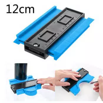 120 мм контурный калибр для плитки, ламината, формирования кромок, Дубликатор, линейка для измерения древесины красный