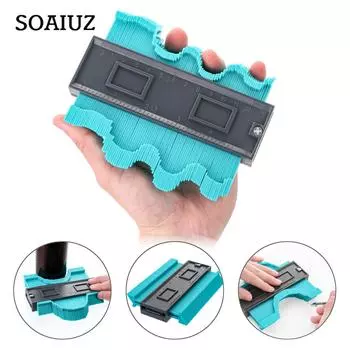 120 мм контурный калибр для плитки, ламината, формирования кромок, Дубликатор, линейка для измерения древесины красный