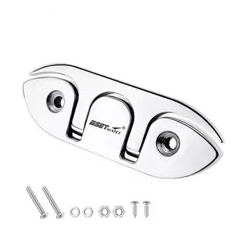 120 мм, нержавеющая сталь 316, откидная складная планка для лодки, док-палуба, морское оборудование, веревка, швартовочная планка, аксессуары