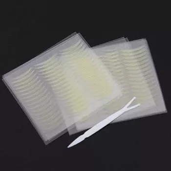 120 пар дышащих невидимых двойных наклеек для век, лента для макияжа + вилка, приятная прозрачный