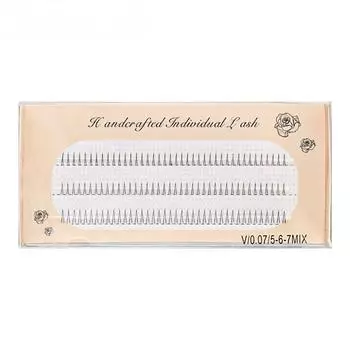 120 пучков V-образных нижних ресниц 5/6/7 мм, натуральные нижние ресницы, легкое наращивание, инструменты для макияжа и наращивания