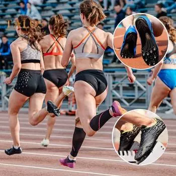 120 шт. 1/4-дюймовые шипы для спортивной обуви из нержавеющей стали в форме пирамиды, сменные шипы с ключом для шипов для бега по пересеченной местности, спринта золотистый