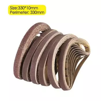 120 шт. 330x10 мм шлифовальные ленты абразивные ленты для 3/8 пневматической ленточной шлифовальной машины пневматическая угловая шлифовальная машина шлифовальная машина полировальная шлифовальная лента