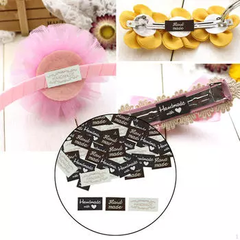 120 шт. этикетки ручной работы, бирки, тканевые шитье своими руками Handmade with Love