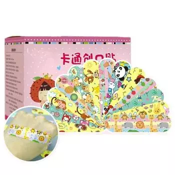 120 шт., детские пластыри, милые водонепроницаемые дышащие мультяшные пластыри, гемостаз, клейкие повязки, пластырь для первой помощи