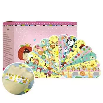 120 шт., детские пластыри, милые водонепроницаемые дышащие мультяшные пластыри, гемостаз, клейкие повязки, пластырь для первой помощи
