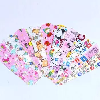 120 шт./компл., милые мини-детские дышащие водонепроницаемые повязки с героями мультфильмов, медицинские бинты, кровоостанавливающие пластыри