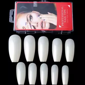 100 шт. накладные ногти балерина полное полупокрытие форма гроба инструменты для дизайна ногтей