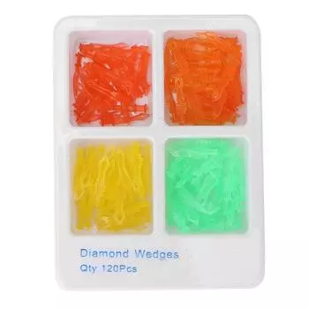 120 шт. одноразовые стоматологические клинья для защиты десен, стоматологический аксессуар