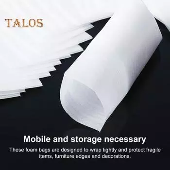 120 шт. пенопластовый амортизирующий лист, профессиональная стеклянная посуда, тарелки, предметы коллекционирования, хрупкие предметы, перемещаемые защитные листы EPE, упаковочные принадлежности S