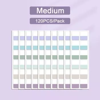 120 шт. Простые заметки Индексная наклейка Закладка Индикационная наклейка Студенческие канцелярские товары