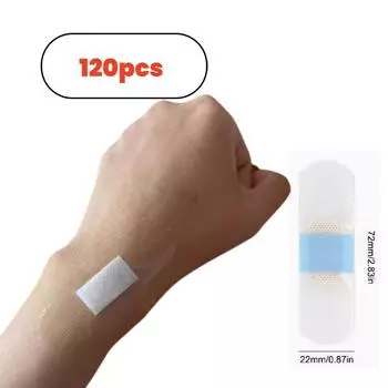 120 шт. ПУ прозрачный водонепроницаемый пластырь медицинская пластырь рана пластырь для спорта купания защитный первая помощь