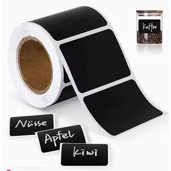 120 шт./рулон универсальных самодельных наклеек для мобильных досок с возможностью рукописного письма - идеально подходит для тех, кому нужны наклейки чёрный