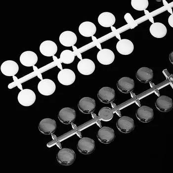 120 шт., стол для демонстрации лака для ногтей с наклейками, круглая полка для салона, показывающая цвет ногтей, маникюрная плоская задняя панель, цветная карта, инструмент для дизайна ногтей 1