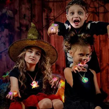 120 шт. светодиодные часы на Хэллоуин светодиодные вспышки браслет Хэллоуин флеш игрушки Хэллоуин вечеринка сувениры украшения на Хэллоуин 12PCS