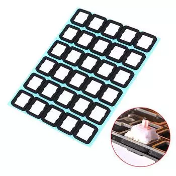 120 шт./упак. Механическая клавиатура, переключатель, накладка, пленка, пена, позиционирующая пластина, накладка на ногу