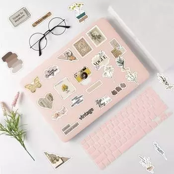 120 шт. винтажная наклейка водонепроницаемая эстетическая наклейка для альбомов для журналов, бутылок с водой, декор для ноутбука Sets