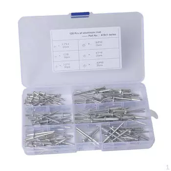 120 шт. высокопроизводительные алюминиевые заклепки для каяка, каноэ, палубы