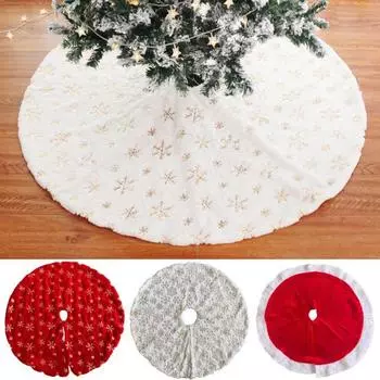 120 см Милая подставка для рождественской елки Круглая легкая фестивальная I