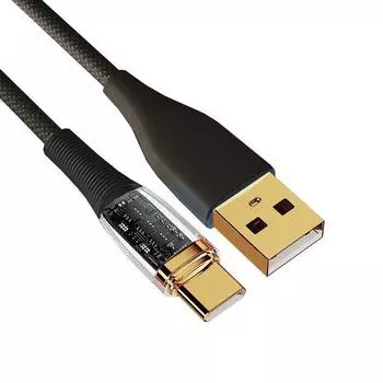 120 Вт 6A USB-Type-C плетеный кабель для быстрой зарядки зарядное устройство шнур синхронизации данных 2M/6FT 2M