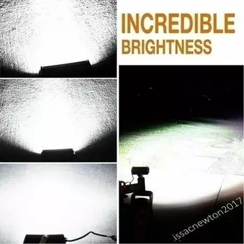 120 Вт 7 Автомобильный светодиодный рабочий световой бар с точечными лучами для внедорожника, грузовика