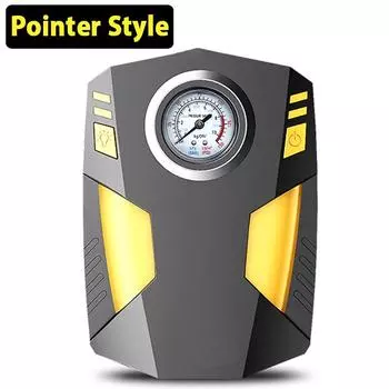 120 Вт автомобильный портативный воздушный компрессор насос, цифровой насос для накачивания шин 150 фунтов на квадратный дюйм автоматический воздушный насос для автомобиля мотоцикла светодиодный насос для шин жёлтый