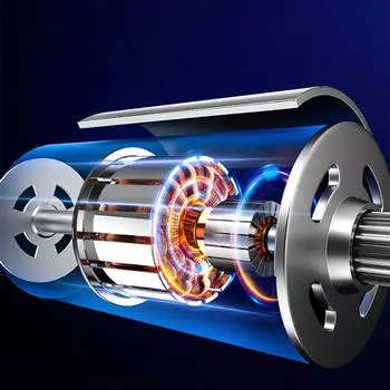 120 Вт автомобильный пылесос USB перезаряжаемый 5000 Па высокой мощности 36000 об/мин беспроводной ручной пылесос для влажной и сухой уборки чёрный