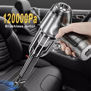 120 Вт беспроводной мини-пылесос ручной пылесос 120000Pa бесщеточный моторный пылесос автомобильный пылесос для влажной и сухой уборки