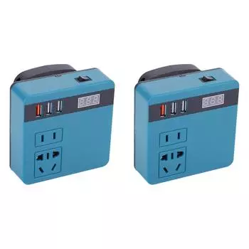 120 Вт литиевый аккумуляторный инвертор постоянного тока 18-21 В в переменный ток 220 В инвертор питания для Makita