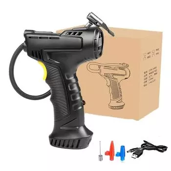 120 Вт перезаряжаемый воздушный компрессор беспроводной надувной насос портативный воздушный насос цифровой автомобильный автоматический насос для накачивания шин оборудование