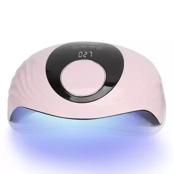 120 Вт УФ-лампа для ногтей LED-сушилка для гель-лака, быстрая сушка, индукционный маникюрный инструмент 110240 В, розовая вилка США US Plug розовый