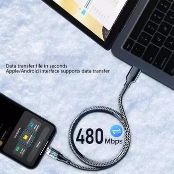 120 Вт USB Type C кабель для Huawei Honor Xiaomi Samsung Super Charge Быстрая зарядка USB C зарядное устройство кабель для передачи данных провод 2/1,5/1 м USB-Typec-1m