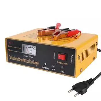 120 Вт ЖК-дисплей 6 В/12 В Полностью автоматическая защита Быстрое зарядное устройство Автомобильное зарядное устройство Несколько видов защиты для ремонта Автосервис