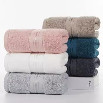 120g Thick Towel All Cotton Household Absorbent Face Washing Towel Pure Cotton Hotel Beauty Salon Towel 35x75cm 35x75cm