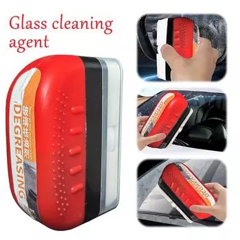 120ml Car Glass Oil Film Cleaner Glass Stripper Water Film Wiper Stains Car Remover Oil Cleaning Cleaner Glass Oleophobic W6C7