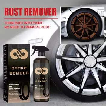 120ml Wheel Cleaner Stain Removal Powerful Truck Wheel Remover Wheel Maintenance Polishing Stain Car Rims Rust Cleaner Remo C4X9