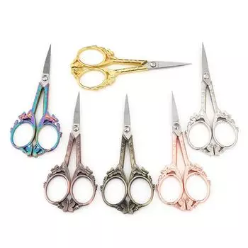 120x51x6 мм 1 шт./пакет, винтажные скульптурные ножницы из нержавеющей стали с бабочкой для домашнего быта и ручных инструментов 120x51x6mm 1pc/bag