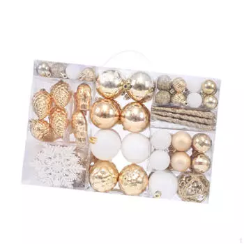 121 шт. Рождественские елочные украшения, многоразовые самодельные рождественские украшения, подвеска для отеля