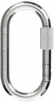 123 Two Carabiner Iron KA102 Double Stopper KA102W (One Three)