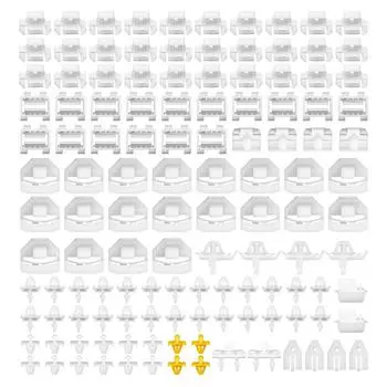 124 шт. Клипсы крепления боковой дверной панели для Mercedes 190 W201 190E 190D A0019885081