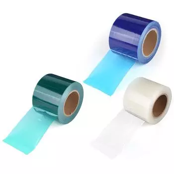 1250 шт., прозрачные чехлы для татуировок, 4x6 дюймов, одноразовая барьерная пленка, клейкая барьерная пленка, лента, противообрастающая для тату-салона белый