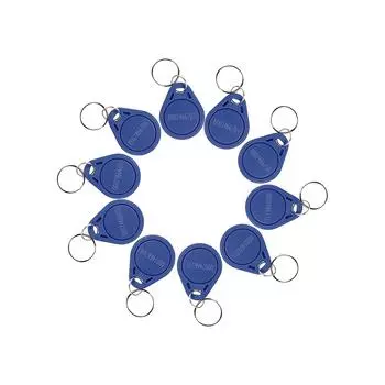 125 кГц RFID система контроля доступа безопасность IDCard пароль дверной замок 10 брелоков 10pcs RFID keyfob