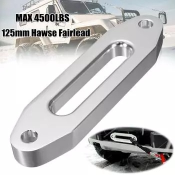125 мм алюминиевый трос лебедки Hawse Fairlead 4000 фунтов синтетический для внедорожника, квадроцикла, UTV CHINA