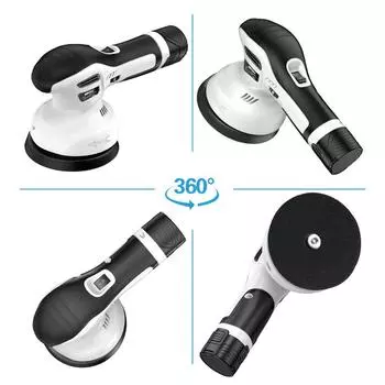 125 мм шлифовальная машина с аккумулятором и щеткой, орбитальная шлифовальная машина для дерева, электрическая полировальная машина для автомобилей, многофункциональная машина для дерева, металла EU